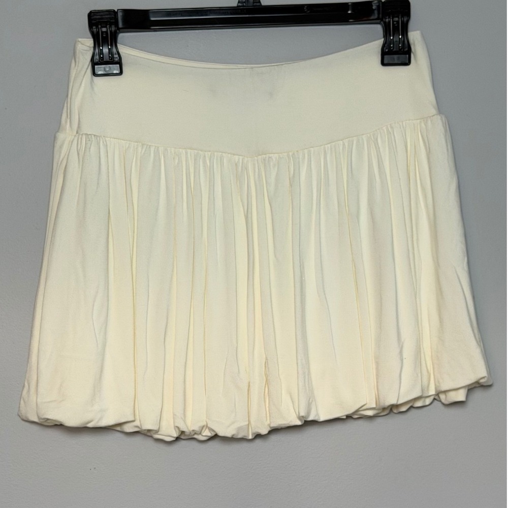 See You Monday Los Angeles Cream Bubble Skirt Women's M